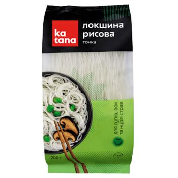 Макаронні вироби Katana Локшина рисова тонка 200г - купити, ціни на ULTRAMARKET - фото 1