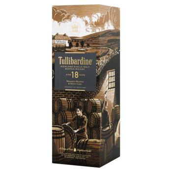 Віскі Tullibardine 18yo 43% 0,7л коробка - купить, цены на МегаМаркет - фото 3