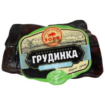 Грудинка Зоря Дніпра Шпондер копчено-варена вищий сорт - купити, ціни на Епіцентр FOOD - фото 2