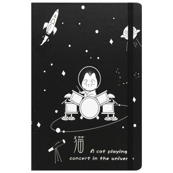 Книжка записна Zibi Cosmo синя А5 80 аркушів