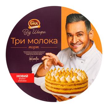 Торт БКК Три молока від Шефа 500г - купити, ціни на КОСМОС - фото 2