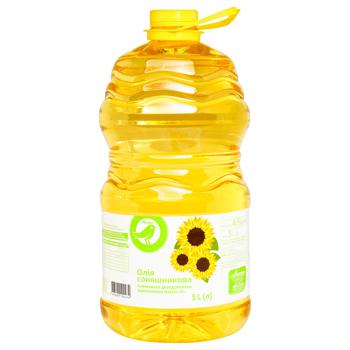 Auchan Refined Sunflower Oil 5l - buy, prices for Auchan - photo 1