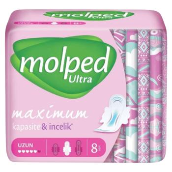 Прокладки Молпед Ultra 7-8 з крил. 5к. Максі - купити, ціни на Grono - фото 1