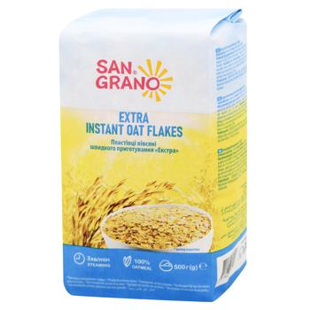 San Grano Extra Instant Oat Flakes 500g - buy, prices for ULTRAMARKET - photo 1