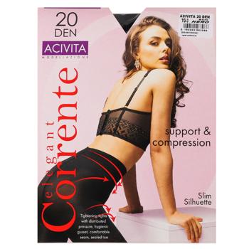 Corrente Acivita 20 Den Women's Tights Size 3 Nero