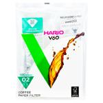 Фільтри Hario V60 02 100шт білий 