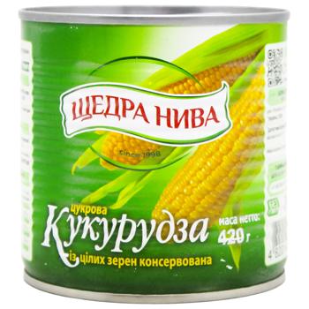 Кукурудза Щедра Нива цукрова 420г - купити, ціни на Grono - фото 2