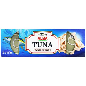 Alba Food Tuna Flakes in Brine 65g x 3pcs - buy, prices for Ideal - photo 3