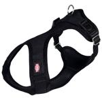 Trixie Soft Nylon Harness for Dogs XXS-XS 25-35cm/15mm Black