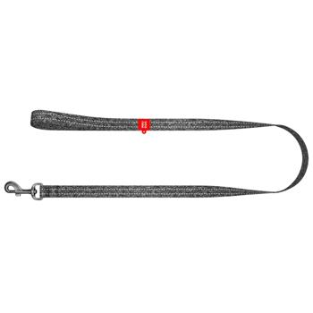 Поводок Waudog Re-cotton хлопковый светоотражающий 3м/25мм серый - купить, цены на MasterZoo - фото 2