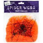Orange Spider Web with Spiders 20g