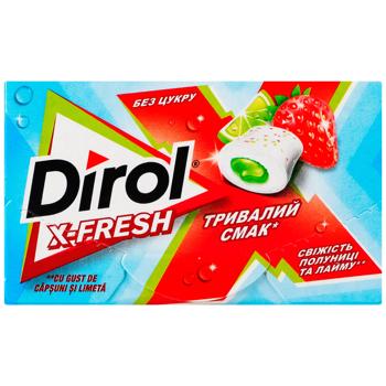 Dirol X-Fresh Strawberry-Lime Chewing Gum 19,5g - buy, prices for Za Raz - photo 1