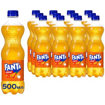 Fanta Orange Carbonated Drink 0.5l - buy, prices for MasterZoo - photo 1