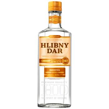 Горілка Hlibny Dar Пшенична 40% 0,5л - купити, ціни на NOVUS - фото 1