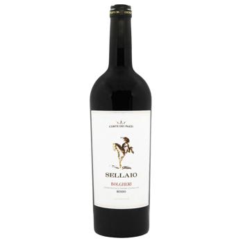 Вино Corte Del Pazzi Bolgheri красное сухое 13,5% 0,75л - купить, цены на КОСМОС - фото 1