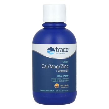 Trace Minerals Research Calcium, Magnesium, Zinc with Vitamin D3 473ml - buy, prices for Biotus - photo 1