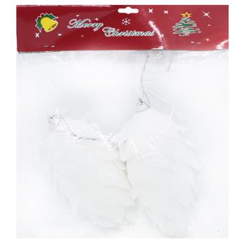 Набір прикрас ялинкових Шишки білі 13,5х8см 2шт - купити, ціни на Таврія В - фото 1