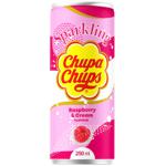 Chupa Chups Raspberry & Cream Flavour Sparkling Drink 250ml