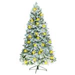 Tarrington House LED Snow-covered Christmas Tree 400 lamps 213cm