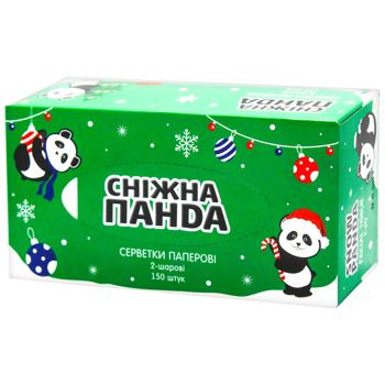 Серветки косметичні Сніжна Панда двошарові 150шт - купити, ціни на ULTRAMARKET - фото 5