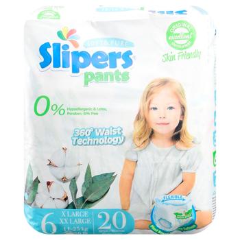 Slipers 6 XXL Diaper Pants 15kg+ 20pcs - buy, prices for COSMOS - photo 2