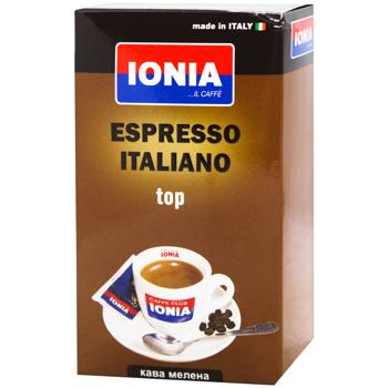 Ionia Espresso Italiano Тop Ground Coffee 250g - buy, prices for ULTRAMARKET - photo 1