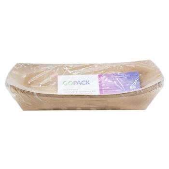 GoPack Set of Craft Assembled Disposable Plates 270х110х47mm 10pcs - buy, prices for NOVUS - photo 1