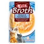 Ласощі для котів Inaba Ciao Broth з куркою та тунцем 40г