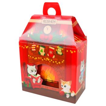 Roshen New Year's Fireplace Christmas Sweets Set 665g