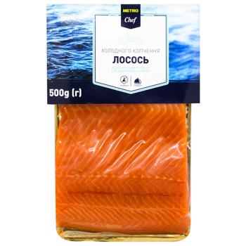 Metro Chef Cold-smoked Salmon Fillet on Skin 500g - buy, prices for METRO - photo 1