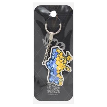 Mis Lt Map of Ukraine Flowers Keychain - buy, prices for NOVUS - photo 1