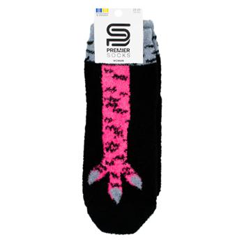 Носки Premier Socks женские пушистые классические р.23-25 черный - купить, цены на ЕКО Маркет - фото 1