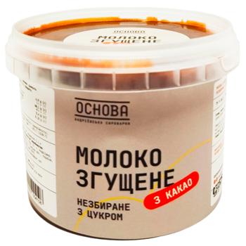 Молоко сгущенное Основа с какао 5% 400г - купить, цены на Восторг - фото 1