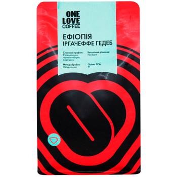 Кава свіжообсмажена Ефіопія Іргачеффе Гедеб ONE LOVE 250 г - купить, цены на WINETIME - фото 2