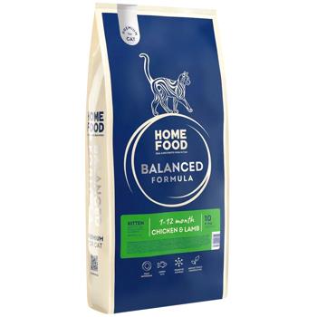 Корм сухий Home Food з куркою та ягням для кошенят 10кг - купити, ціни на MasterZoo - фото 1