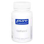 Pure Encapsulations OptiFerin-C Vitamin C, Calcium and Iron Bisglycinate 60 capsules