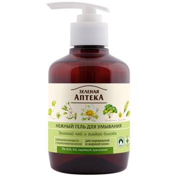 Facial wash gel Zelenaya apteka Green Tea 270ml Ukraine - buy, prices for Auchan - photo 2