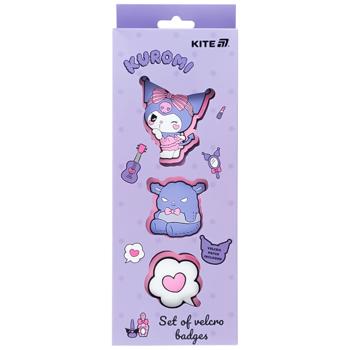 Набір бейджів Kite Kuromi на липучці 3шт - купити, ціни на Auchan - фото 1