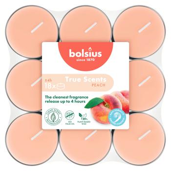 Свічки-таблетки Bolsius True Scents Персик 4гх18шт - купити, ціни на - фото 2
