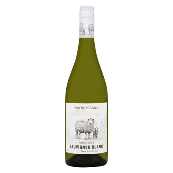 Вино Maori Moana Sauvignon Blanc New Zealand біле сухе 12% 0,75л - купити, ціни на ЕКО Маркет - фото 1