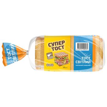 Kyivkhlib Super Toast Light Bread Sliced 350g - buy, prices for COSMOS - photo 3