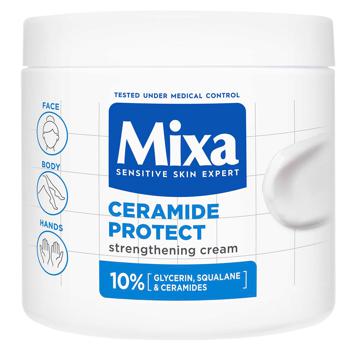 Крем Mixa Ceramide Protect укрепляющий для сухой кожи 400мл - купить, цены на METRO - фото 1