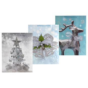 Пакет бумажный Angel Gifts Новогодний 31*40*12см