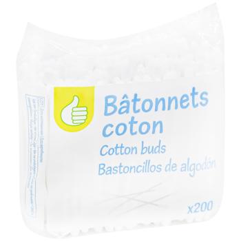 Ватные палочки Pouce 200шт - купить, цены на Auchan - фото 3