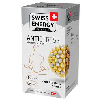 Анти-стрес, ANTISTRESS Magnesium+B6, Swiss Energy, магній та вітамін В6, 30 капсул - купить, цены на Biotus - фото 2