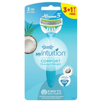 Бритва Wilkinson Sword Xtreme3 Coconut Delight одноразова 3+1шт - купити, ціни на NOVUS - фото 2