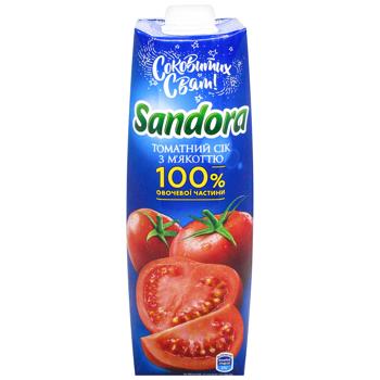 Сік Sandora томатний з м'якоттю 0,95л - купити, ціни на ULTRAMARKET - фото 2