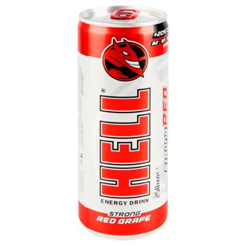 Hell Red Grapes Energy Drink 250ml - buy, prices for Biotus - photo 1