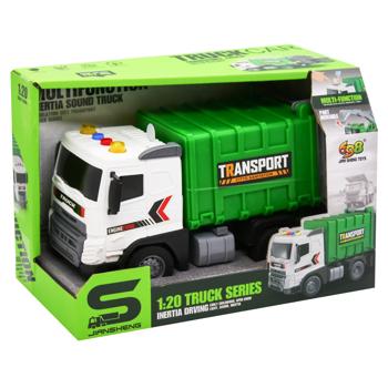 Cars S Garbage Truck Toy 1:20 Green - buy, prices for - photo 2