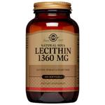 Лецитин, Lecithin, Solgar, 1360 мг, 100 капсул